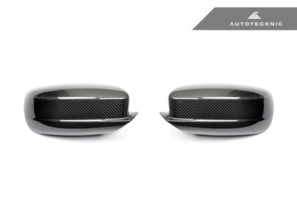 AutoTecknic Replacement Dry Carbon Mirror Covers - Dodge Charger 2011 - 2019 - Speedlogix