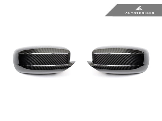 AutoTecknic Replacement Dry Carbon Mirror Covers - Dodge Charger 2011 - 2019 - Speedlogix