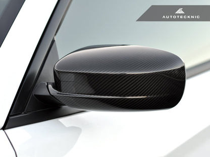 AutoTecknic Replacement Dry Carbon Mirror Covers - Dodge Charger 2011 - 2019 - Speedlogix