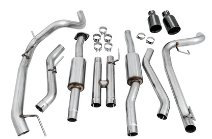 AWE 0FG Cat - Back Exhaust, Black Tips 2017 - 2020 Raptor - Speedlogix