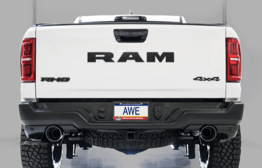 AWE 0FG Cat - Back Exhaust, Chrome Tips 2025 Ram RHO - Speedlogix