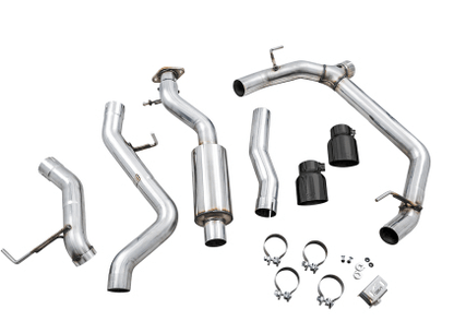 AWE 0FG Catback Exhaust, 4.5" Black Tips 2021 - 2024 Bronco - Speedlogix