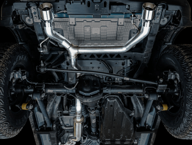 AWE 0FG Catback Exhaust, 4.5" Chrome Tips 2021 - 2024 Bronco - Speedlogix