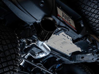 AWE 0FG Catback Exhaust, 5" Black Tip 2021 - 2024 Bronco - Speedlogix