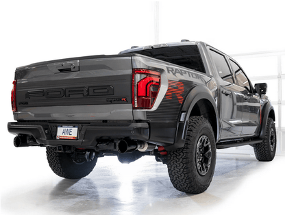 AWE SwitchPath Cat - Back Exhaust, Black Tips 2023 - 2025 Raptor R - Speedlogix