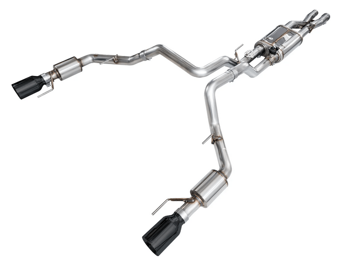 AWE SwitchPath Cat - Back Exhaust, Black Tips 2023 - 2025 Raptor R - Speedlogix