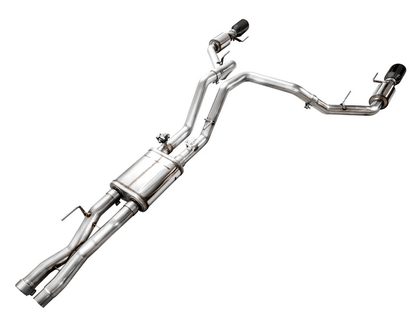 AWE SwitchPath Cat - Back Exhaust, Black Tips 2023 - 2025 Raptor R - Speedlogix