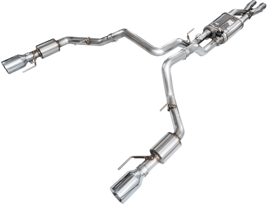 AWE SwitchPath Cat - Back Exhaust, Chrome Tips 2023 - 2025 Raptor R - Speedlogix