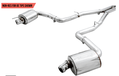 AWE Touring Cat - Back Exhaust 2015 - 2023 Challenger 6.2L/392/6.4L - Speedlogix