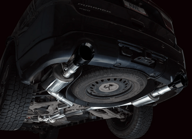 AWE Touring Cat - Back Exhaust, Black Tips 2011 - 2023 Durango 5.7L - Speedlogix