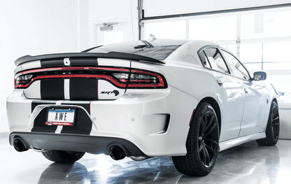 AWE Touring Cat - Back Exhaust, Black Tips 2015 - 2023 Charger 6.2L/392/6.4L - Speedlogix
