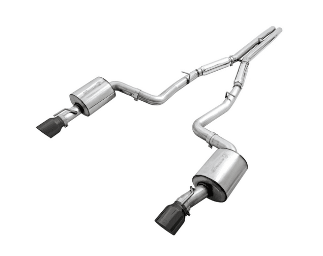 AWE Touring Cat - Back Exhaust, Black Tips 2015 - 2023 Charger 6.2L/392/6.4L - Speedlogix