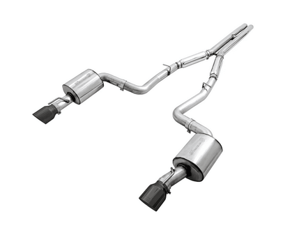 AWE Touring Cat - Back Exhaust, Black Tips 2015 - 2023 Charger 6.2L/392/6.4L - Speedlogix