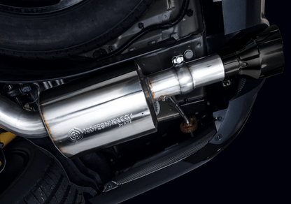 AWE Touring Cat - Back Exhaust, Black Tips 2018 - 2023 Durango 6.4L/6.2L - Speedlogix
