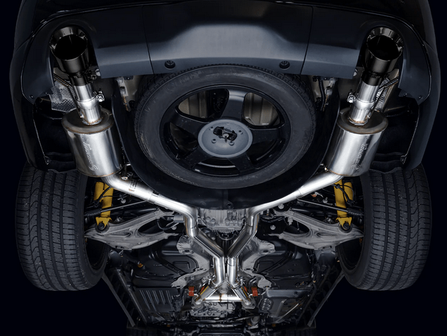 AWE Touring Cat - Back Exhaust, Black Tips 2018 - 2023 Durango 6.4L/6.2L - Speedlogix