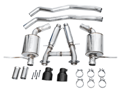 AWE Touring Cat - Back Exhaust, Black Tips 2018 - 2023 Durango 6.4L/6.2L - Speedlogix