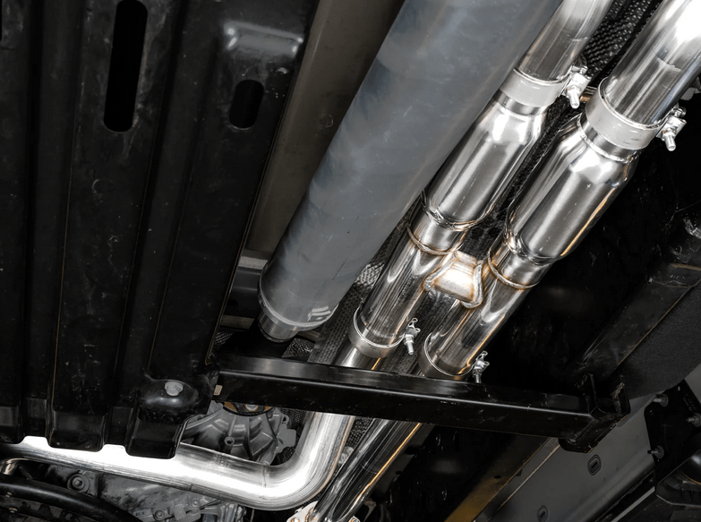 AWE Touring Cat - Back Exhaust, Black Tips 2021 - 2023 TRX 6.2L - Speedlogix