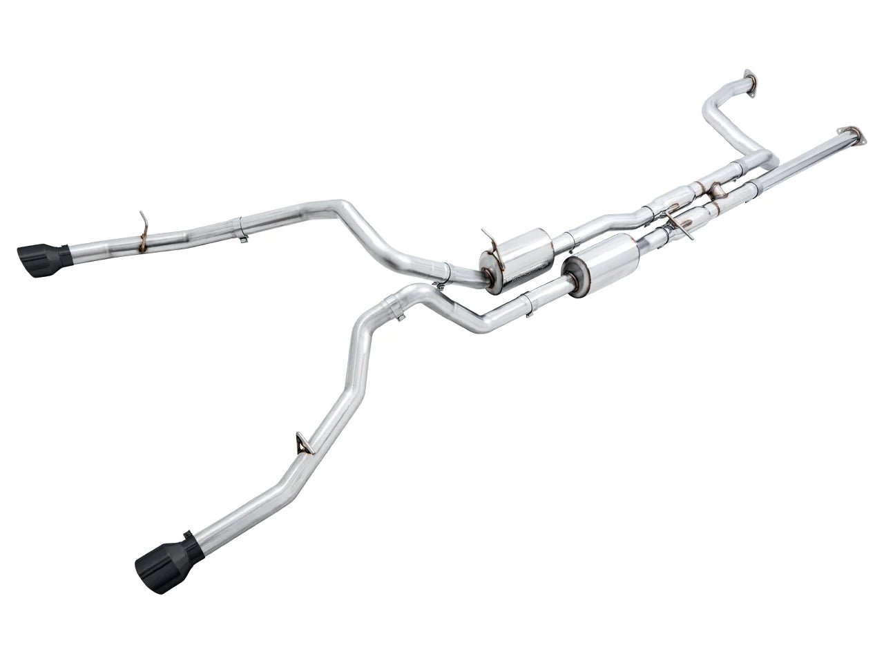 AWE Touring Cat - Back Exhaust, Black Tips 2021 - 2023 TRX 6.2L - Speedlogix