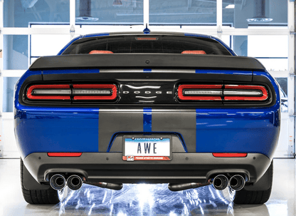 AWE Touring Cat - Back Exhaust, Chrome Tips 2017 - 2023 Challenger 5.7L - Speedlogix