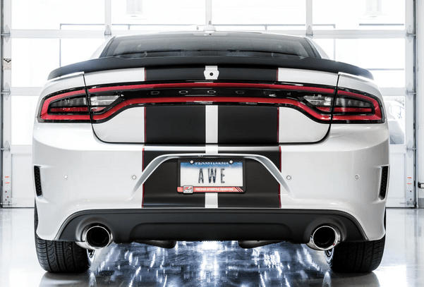 AWE Touring Cat - Back Exhaust, Chrome Tips 2017 - 2023 Charger 5.7L - Speedlogix