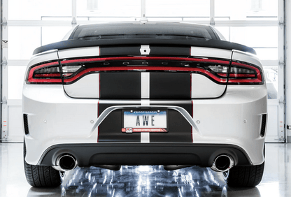 AWE Touring Cat - Back Exhaust, Chrome Tips 2017 - 2023 Charger 5.7L - Speedlogix
