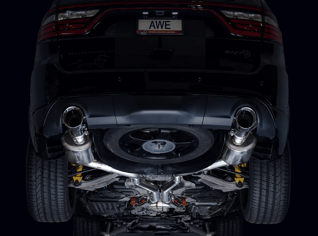 AWE Touring Cat - Back Exhaust, Chrome Tips 2018 - 2023 Durango 6.4L/6.2L - Speedlogix