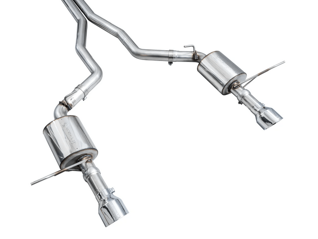AWE Touring Cat - Back Exhaust, Chrome Tips 2018 - 2023 Durango 6.4L/6.2L - Speedlogix