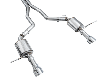 AWE Touring Cat - Back Exhaust, Chrome Tips 2018 - 2023 Durango 6.4L/6.2L - Speedlogix