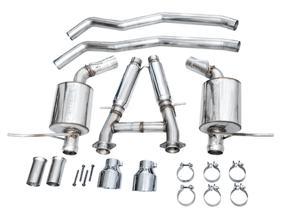 AWE Touring Cat - Back Exhaust, Chrome Tips 2018 - 2023 Durango 6.4L/6.2L - Speedlogix