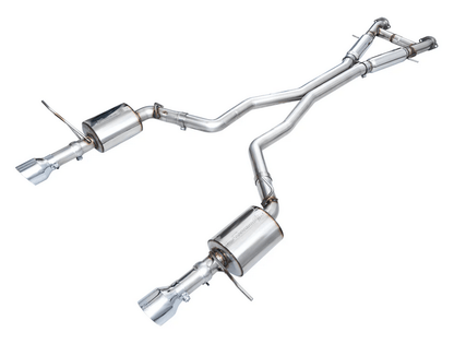 AWE Touring Cat - Back Exhaust, Chrome Tips 2018 - 2023 Durango 6.4L/6.2L - Speedlogix