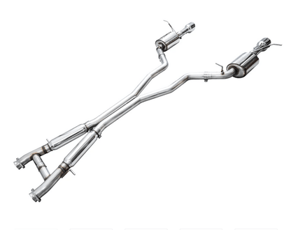 AWE Touring Cat - Back Exhaust, Chrome Tips 2018 - 2023 Durango 6.4L/6.2L - Speedlogix
