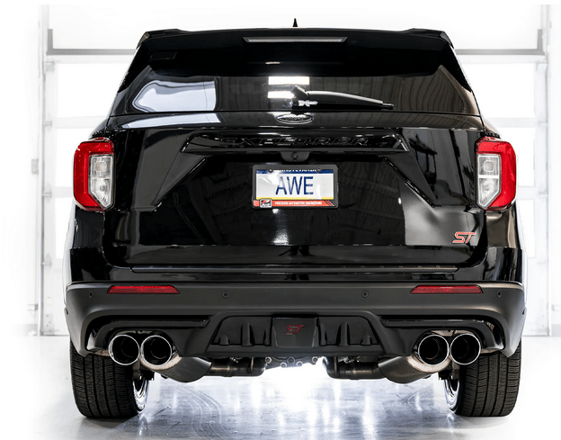 AWE Touring Cat - Back Exhaust, Chrome Tips 2020 - 2024 Explorer ST - Speedlogix