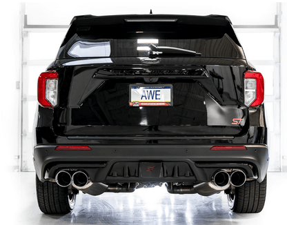 AWE Touring Cat - Back Exhaust, Chrome Tips 2020 - 2024 Explorer ST - Speedlogix