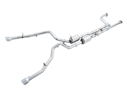 AWE Touring Cat - Back Exhaust, Chrome Tips 2021 - 2023 TRX 6.2L - Speedlogix