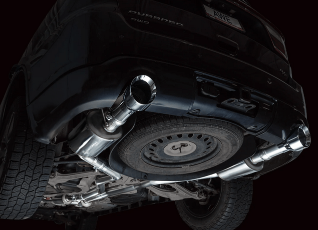 AWE Touring Cat - Back Exhaust, Silver Tips 2011 - 2023 Durango 5.7L - Speedlogix