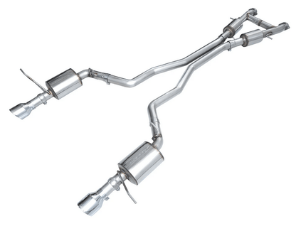 AWE Touring Cat - Back Exhaust, Silver Tips 2011 - 2023 Durango 5.7L - Speedlogix