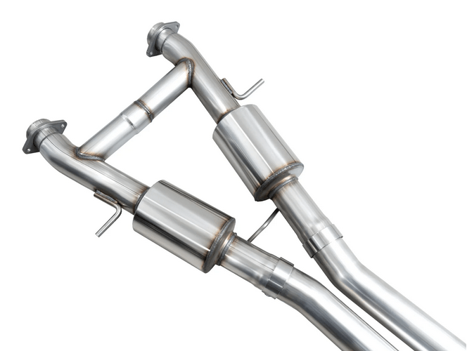 AWE Touring Cat - Back Exhaust, Silver Tips 2011 - 2023 Durango 5.7L - Speedlogix