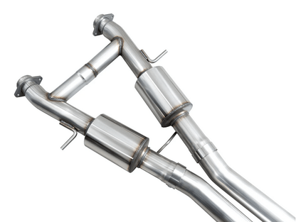 AWE Touring Cat - Back Exhaust, Silver Tips 2011 - 2023 Durango 5.7L - Speedlogix