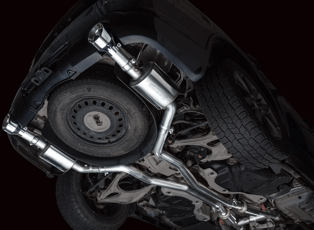 AWE Touring Cat - Back Exhaust, Silver Tips 2011 - 2023 Durango 5.7L - Speedlogix