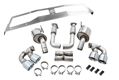 AWE Touring Edition Cat - Back Exhaust, Chrome Tips 2020 - 2023 Corvette - Speedlogix