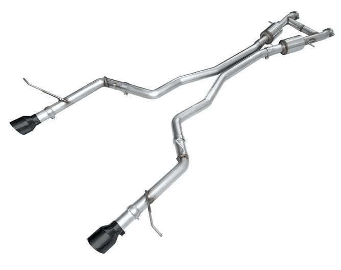 AWE Track Cat - Back Exhaust, Black Tips 2011 - 2023 Durango 5.7L - Speedlogix