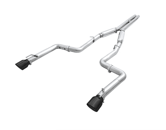 AWE Track Cat - Back Exhaust, Black Tips 2015 - 2023 Charger 6.2L/392/6.4L - Speedlogix