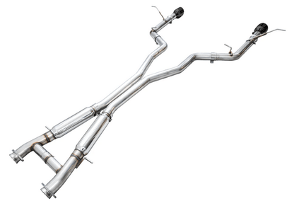 AWE Track Cat - Back Exhaust, Black Tips 2018 - 2023 Durango 6.4L/6.2L - Speedlogix