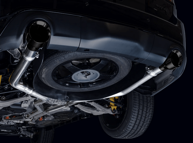 AWE Track Cat - Back Exhaust, Black Tips 2018 - 2023 Durango 6.4L/6.2L - Speedlogix