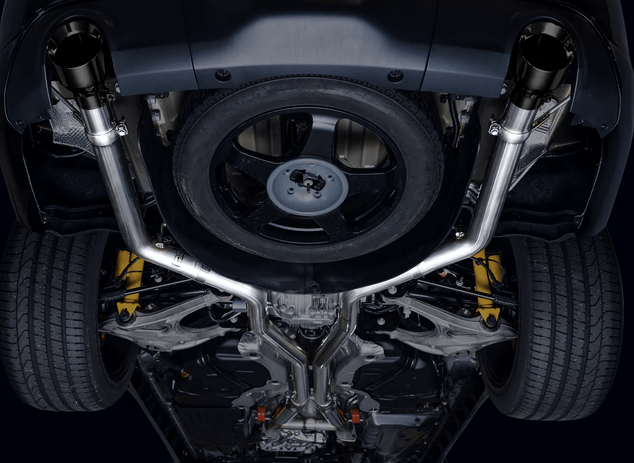 AWE Track Cat - Back Exhaust, Black Tips 2018 - 2023 Durango 6.4L/6.2L - Speedlogix