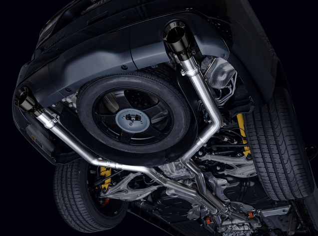 AWE Track Cat - Back Exhaust, Black Tips 2018 - 2023 Durango 6.4L/6.2L - Speedlogix