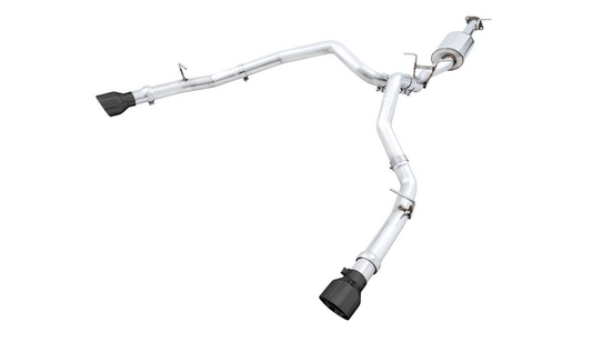 AWE Track Cat - Back Exhaust, Black Tips 2019 - 2023 Ram 1500 5.7L - Speedlogix