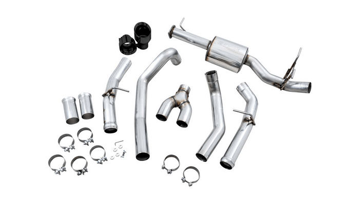 AWE Track Cat - Back Exhaust, Black Tips 2019 - 2023 Ram 1500 5.7L - Speedlogix