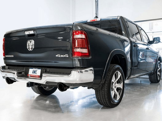 AWE Track Cat - Back Exhaust, Black Tips 2019 - 2023 Ram 1500 5.7L - Speedlogix