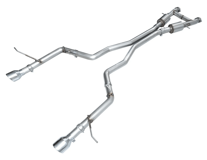 AWE Track Cat - Back Exhaust, Chrome Tips 2011 - 2023 Durango 5.7L - Speedlogix